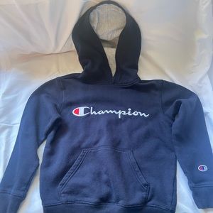 Champion navy hoodie kids